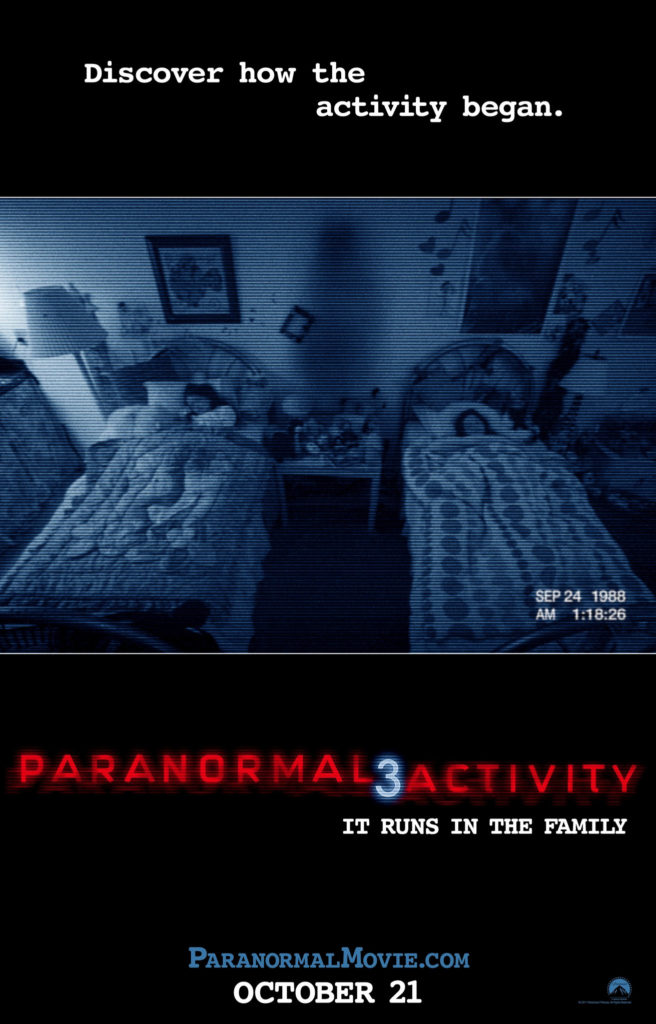 Paranormal Activity 3 movie poster