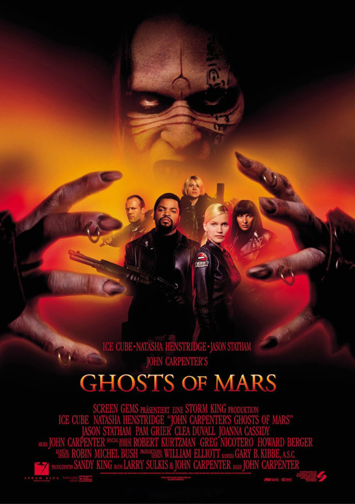 Ghosts of Mars movie poster