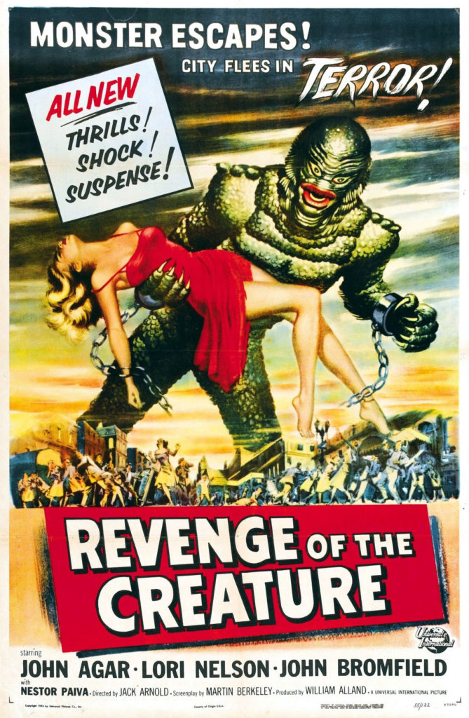 Revenge of the Creature movie poster