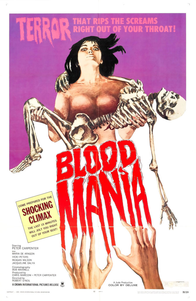 Blood Mania film poster