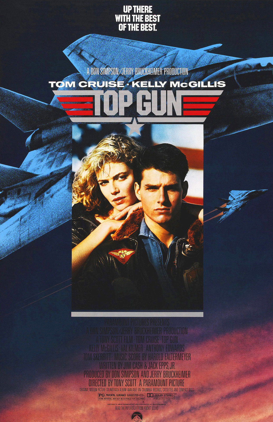 Top Gun 1986 movie poster
