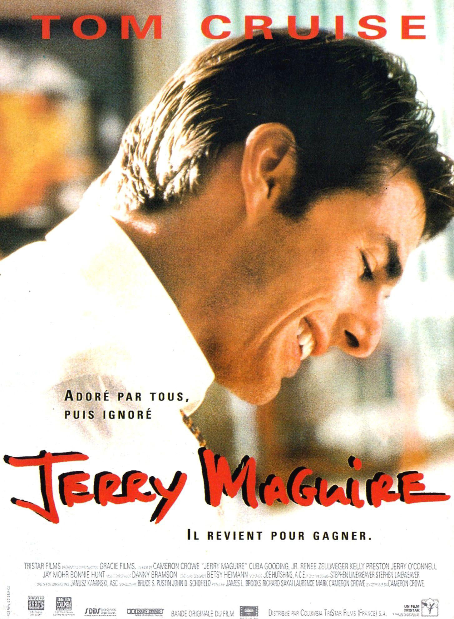Jerry Maguire movie poster, in French!