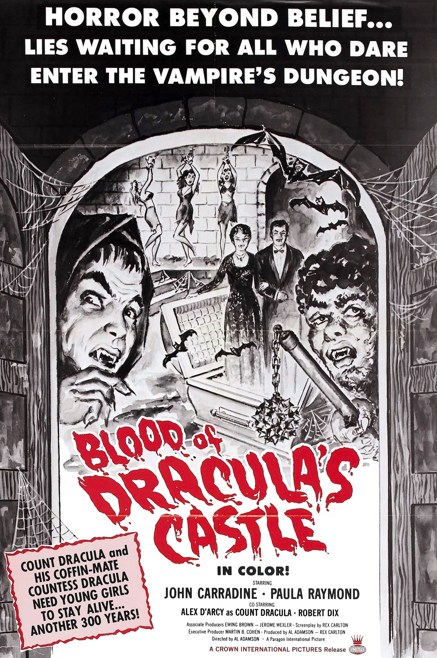 Blood of Dracula's Castle movie poster