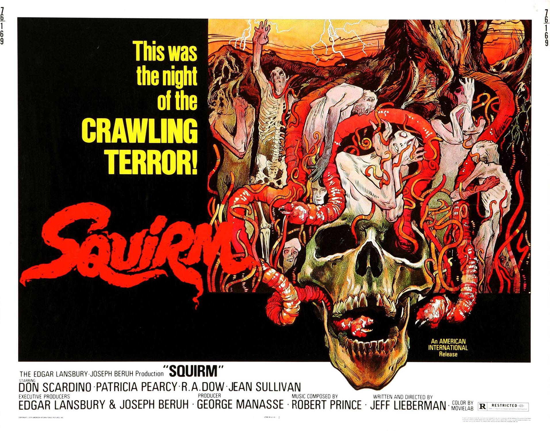 Squirm movie poster