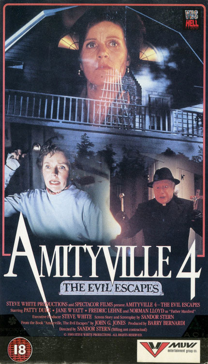 Amityville 4: The Evil Escapes VHS box