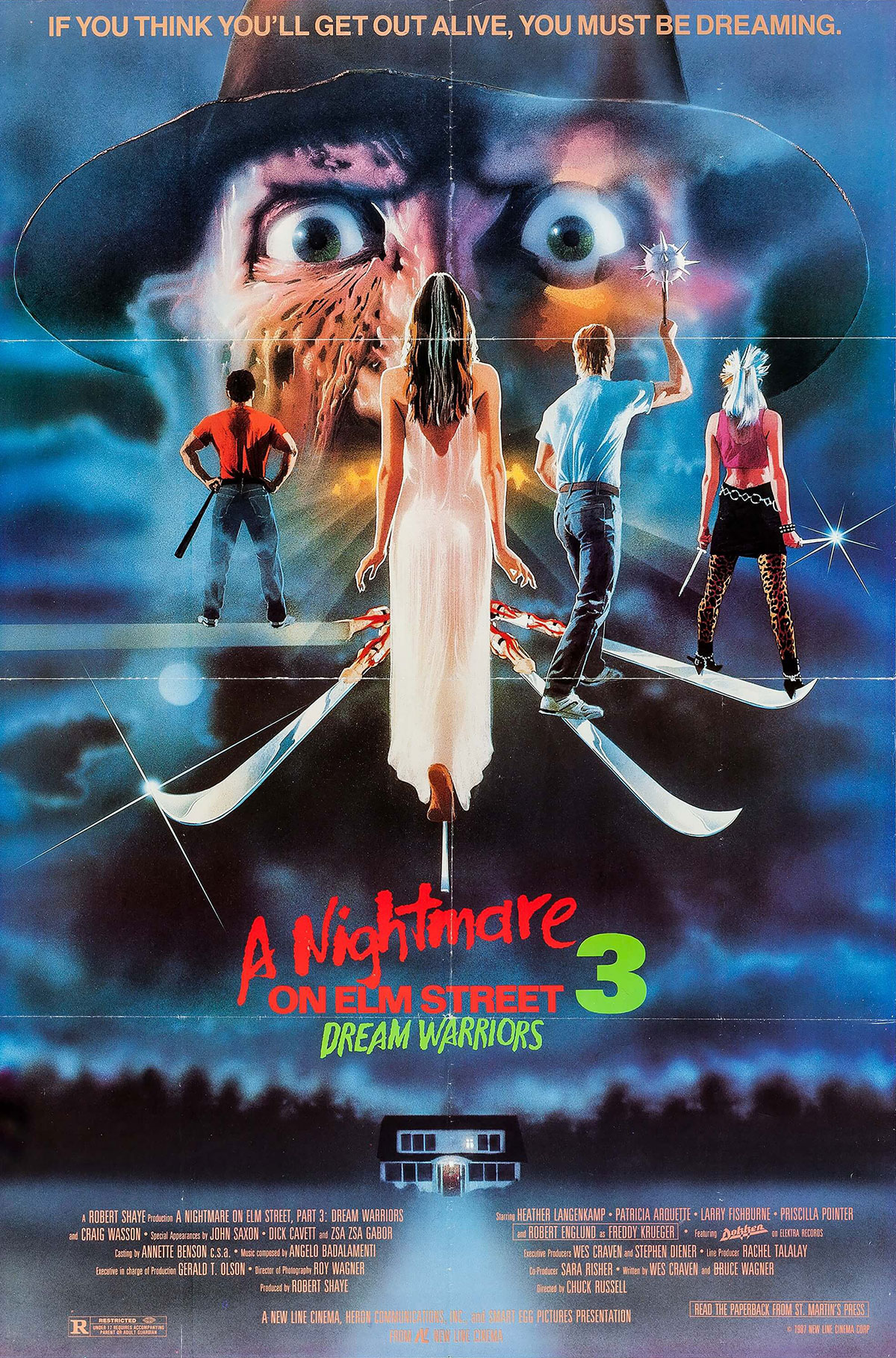 A Nightmare on Elm Street 3: Dream Warriors movie poster