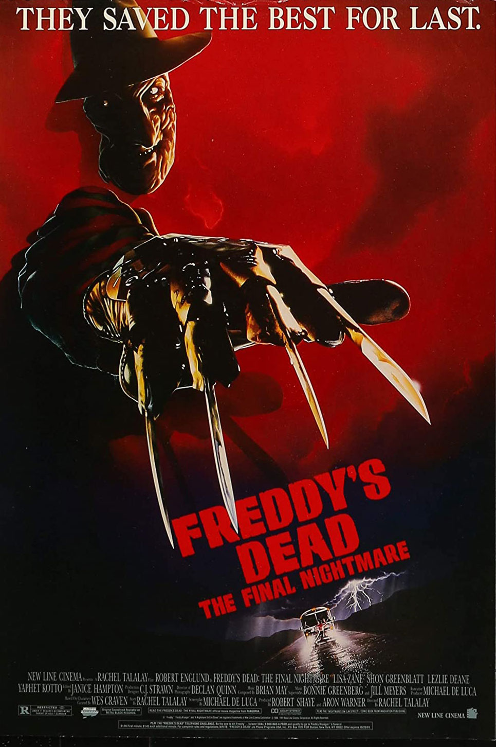 Freddy's Dead: The Final Nightmare movie poster