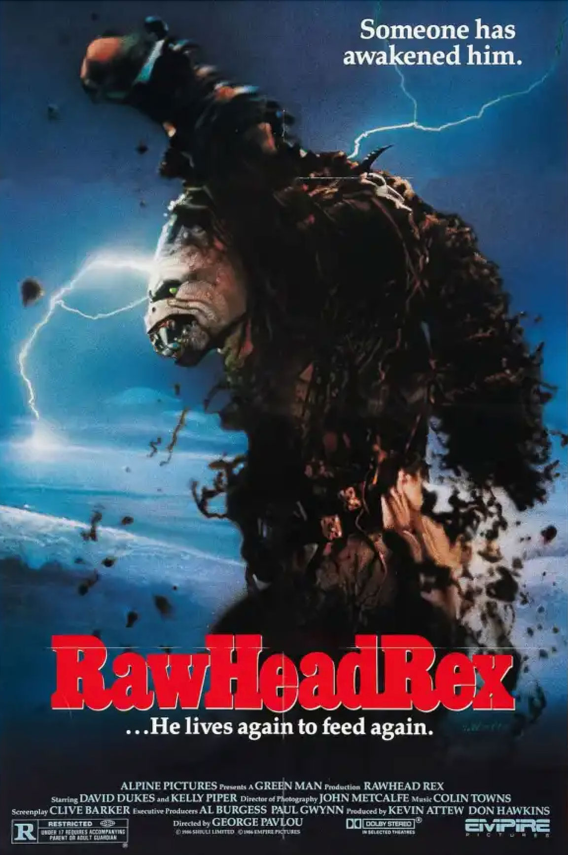 Rawhead Rex movie poster