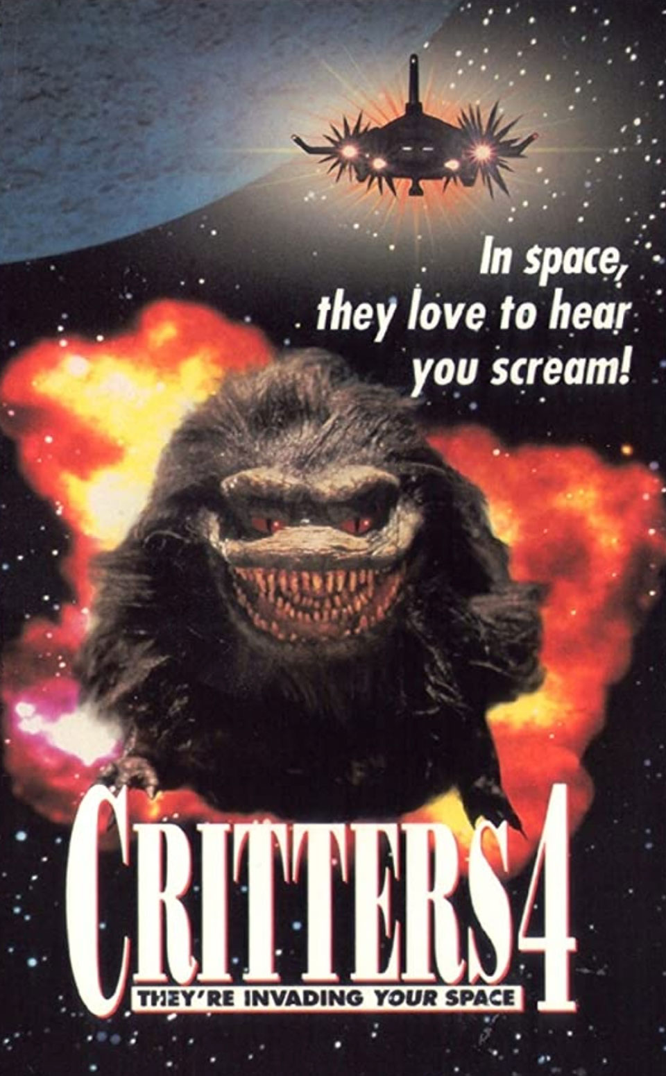 Critters 4 VHS box