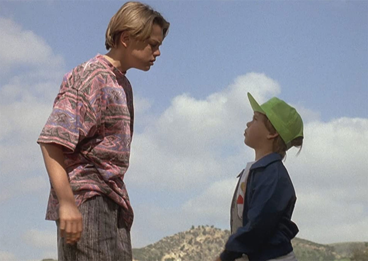 Leonardo DiCaprio displaying the latest in early 1990s teen wear in Critters 3