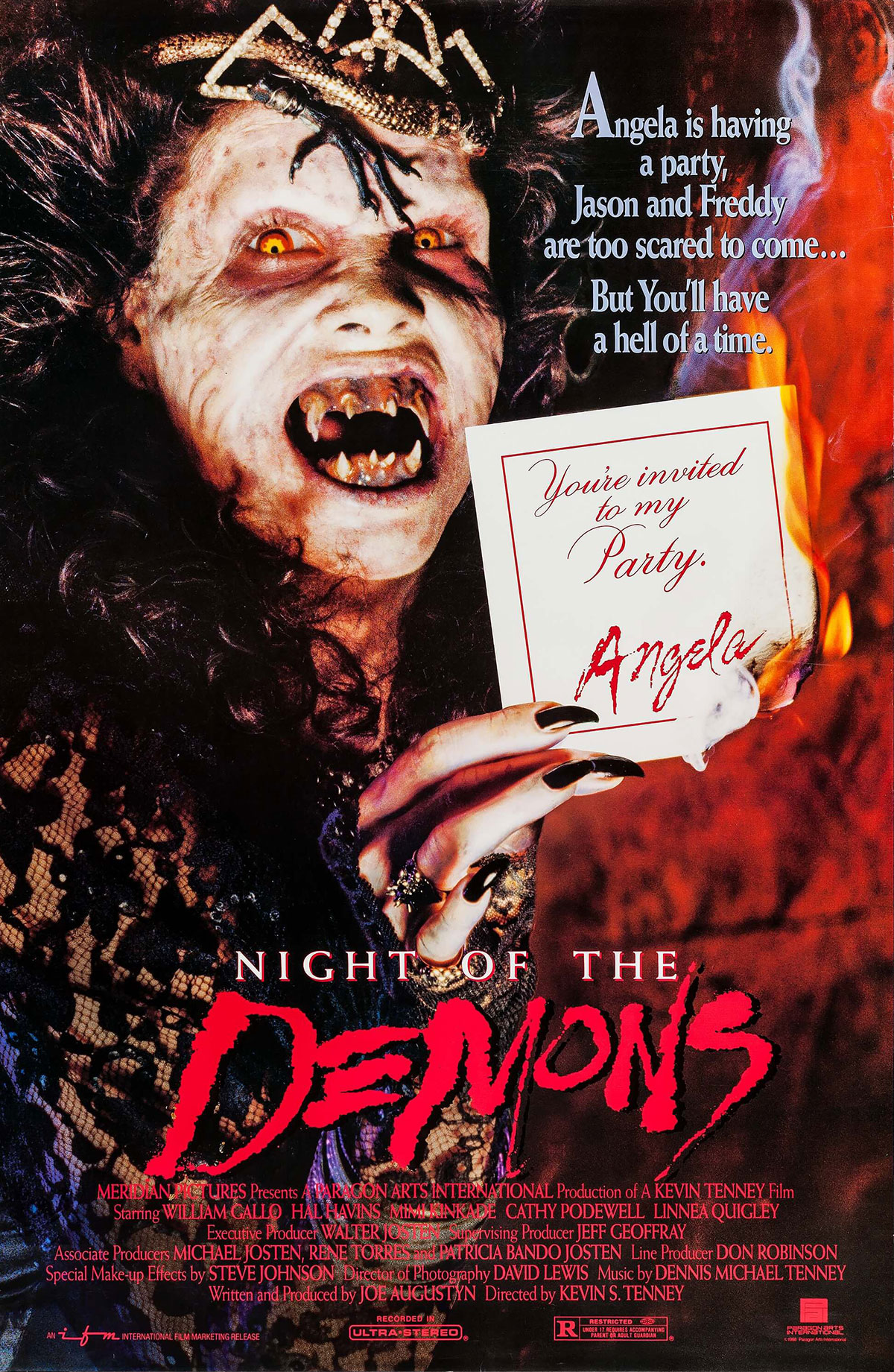 Night of the Demons 1988 movie poster