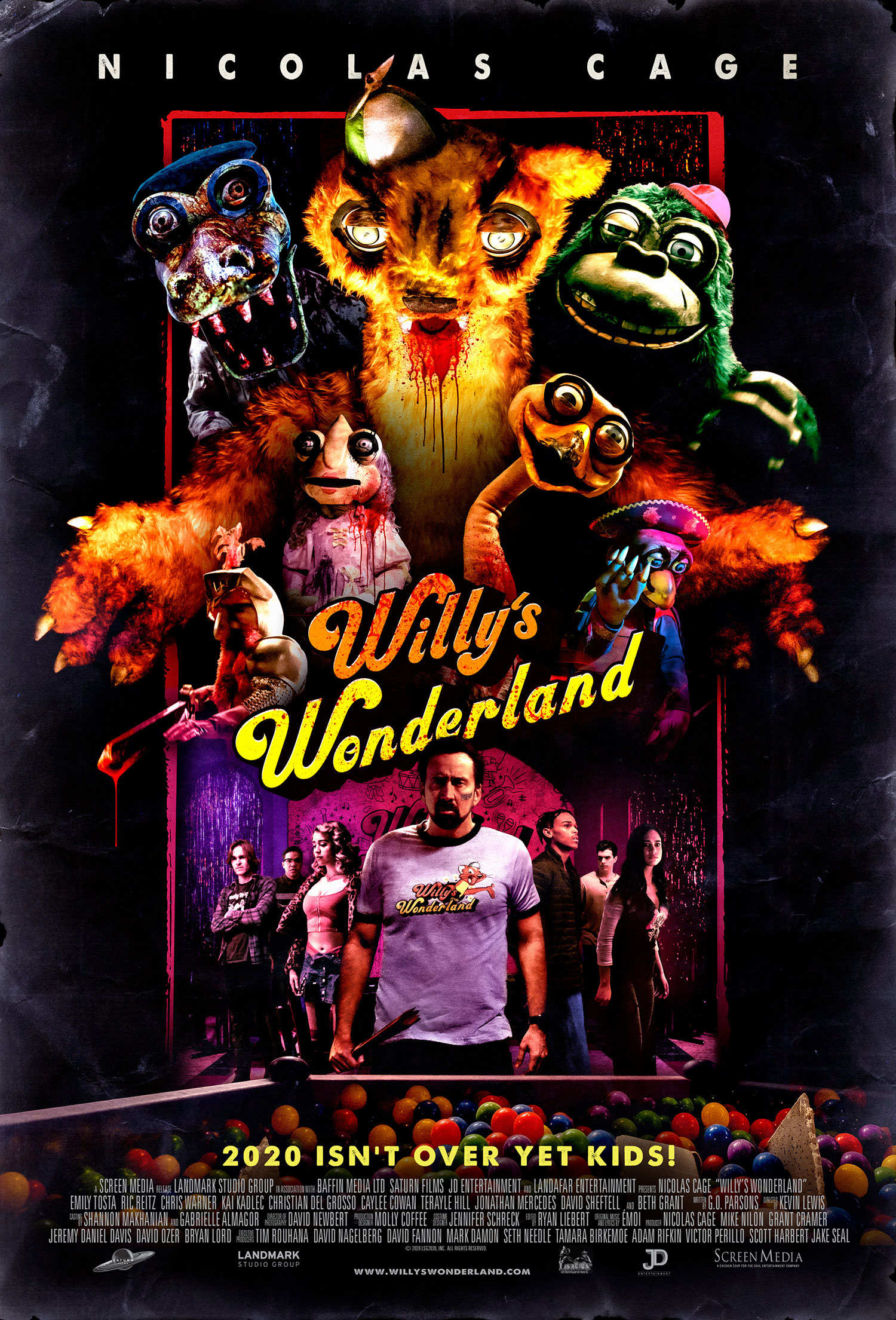 Willy's Wonderland movie poster