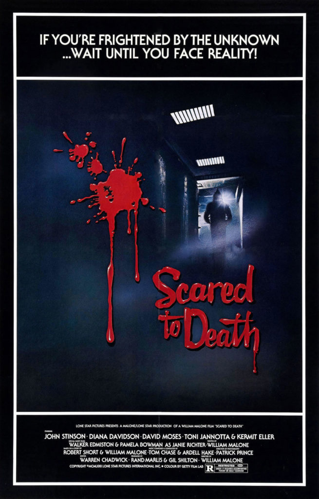 Scared to Death 1980 movie poster