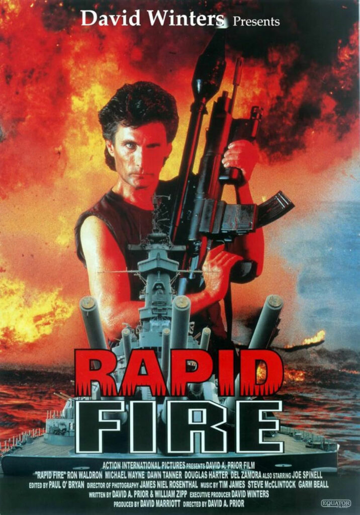 Rapid Fire 1989 movie poster