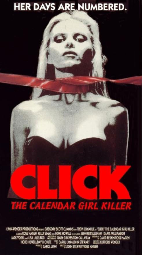 Click:The Calendar Girl Killer VHS box