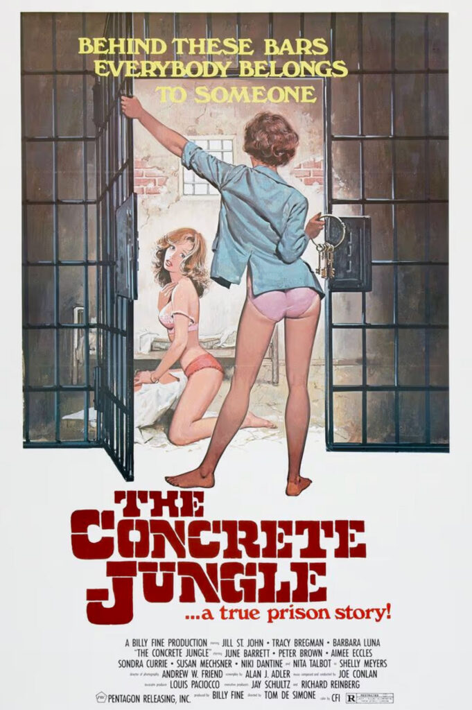 The Concrete Jungle 1982 movie poster