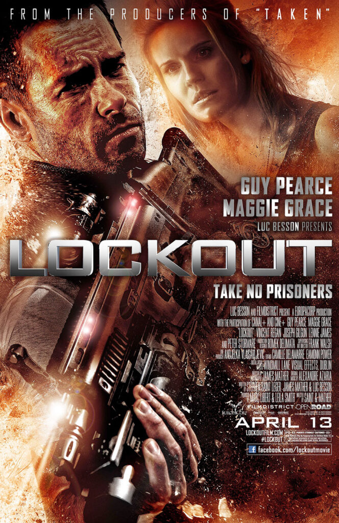 Lockout 2012 movie poster