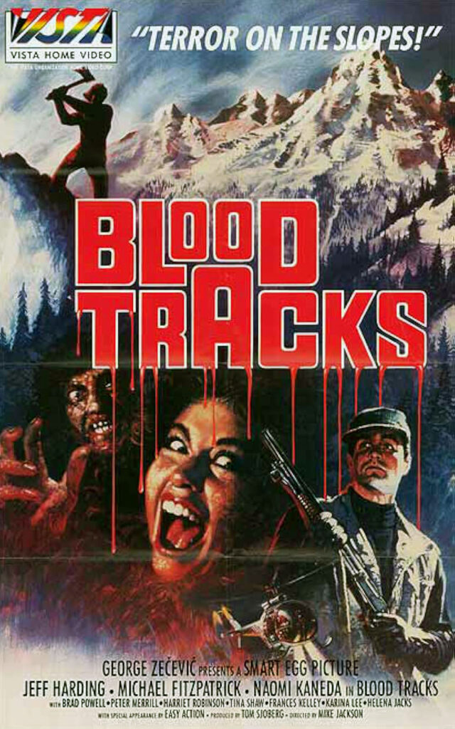 Blood Tracks VHS box