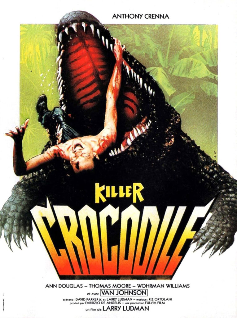 Killer Crocodile movie poster