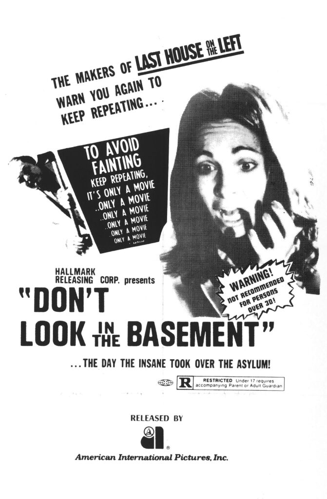 Don't Look in the Basement movie poster